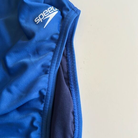 Speedo Swimsuit One Piece Pro LT Solid Team Blue,Size 32/6, NWT - Picture 3 of 9
